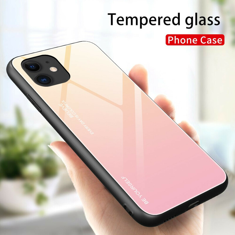 Case iPhone 12 Max / 12 Pro Tempered Glass Be Yourself
