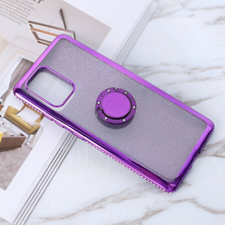 Samsung Galaxy S10 Lite Case Glitter and Diamond Ring