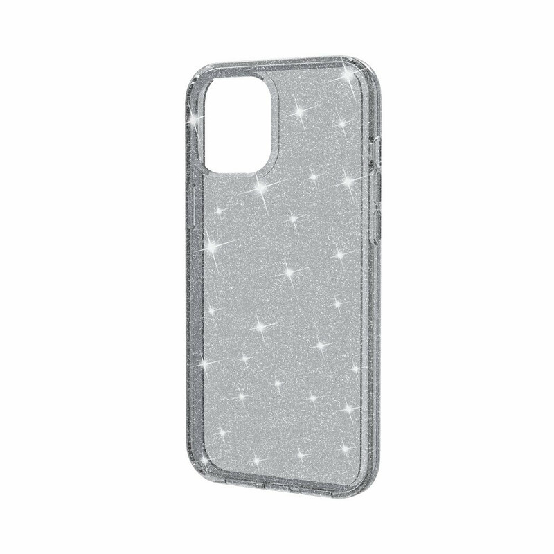 iPhone 12 Max / 12 Pro Clear Glitter Case