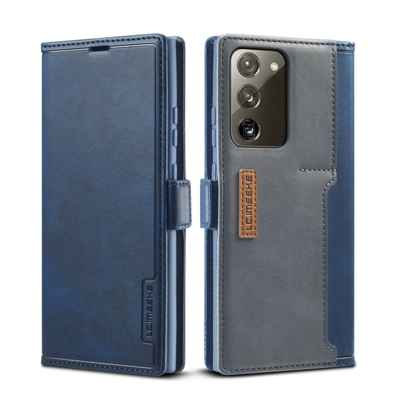 Samsung Galaxy Note 20 Case LC.IMEEKE Retro Leather Effect