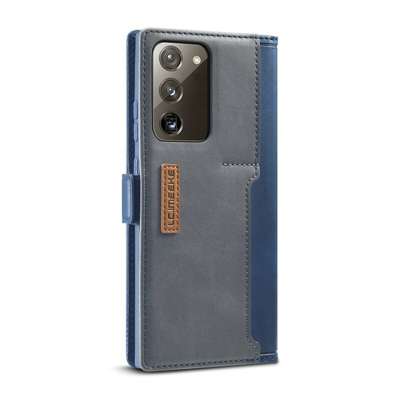 Samsung Galaxy Note 20 Case LC.IMEEKE Retro Leather Effect