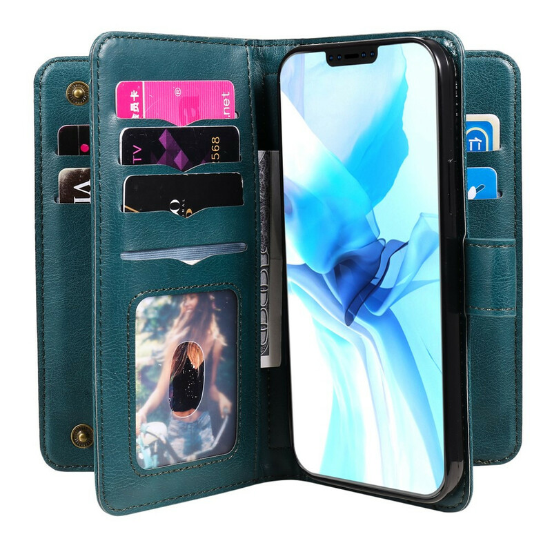 Case iPhone 12 Max / 12 Pro Multi-function 10 Card Holder