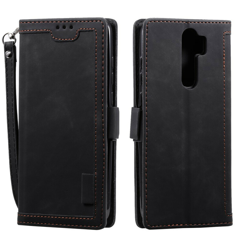 Xaiomi Redmi 9 Two-tone Faux Leather Reinforced Contour Case