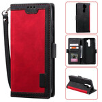 Xaiomi Redmi 9 Two-tone Faux Leather Reinforced Contour Case