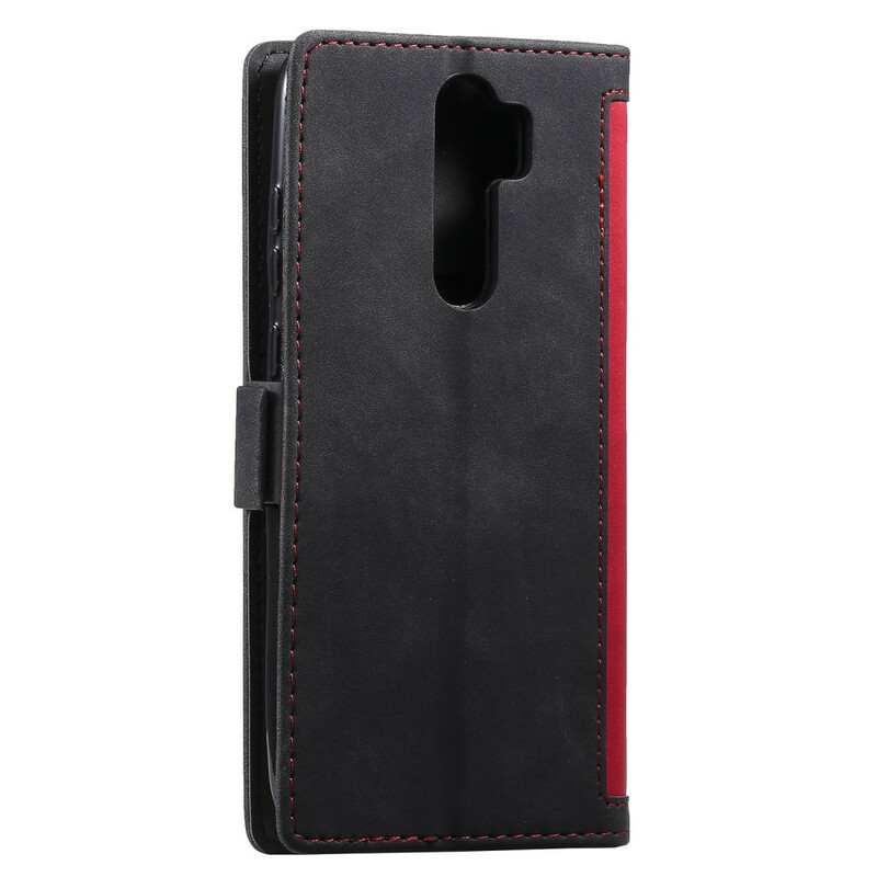 Xaiomi Redmi 9 Two-tone Faux Leather Reinforced Contour Case