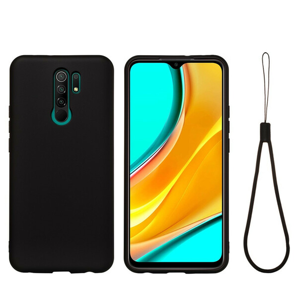 Xiaomi Redmi 9 Liquid Silicone Case With Strap