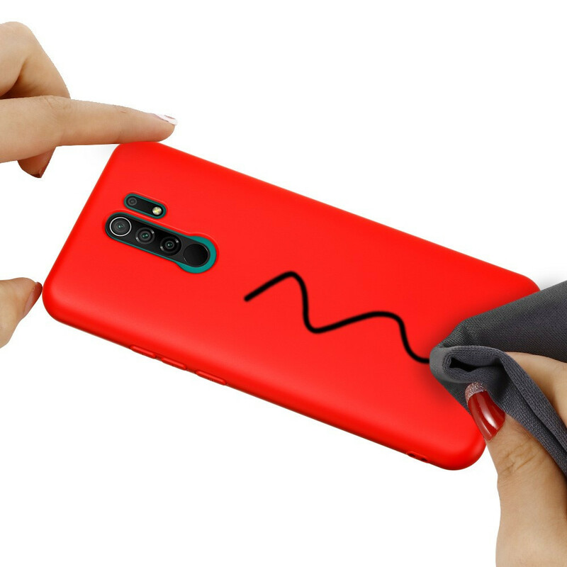 Xiaomi Redmi 9 Liquid Silicone Case With Strap