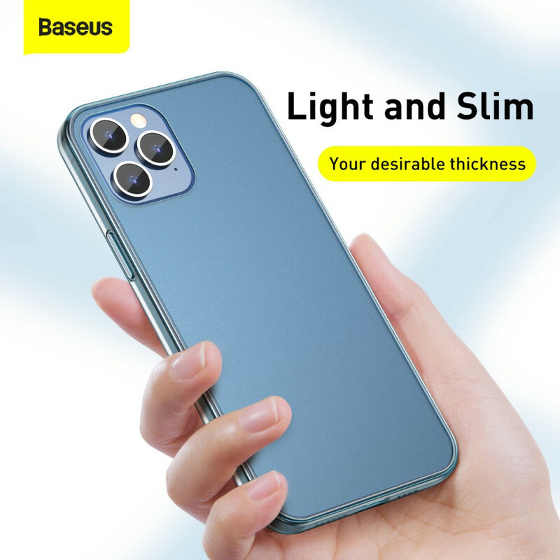 iPhone 12 Case Tempered Glass and Silicone BASEUS