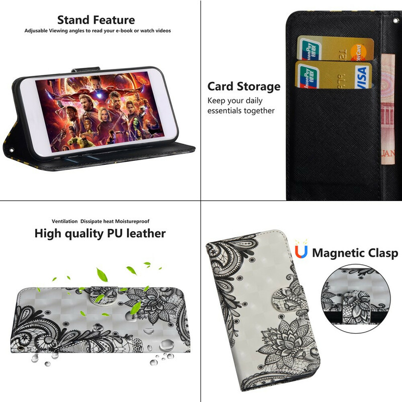 Cover Xiaomi Redmi 9C Chic Dentelle