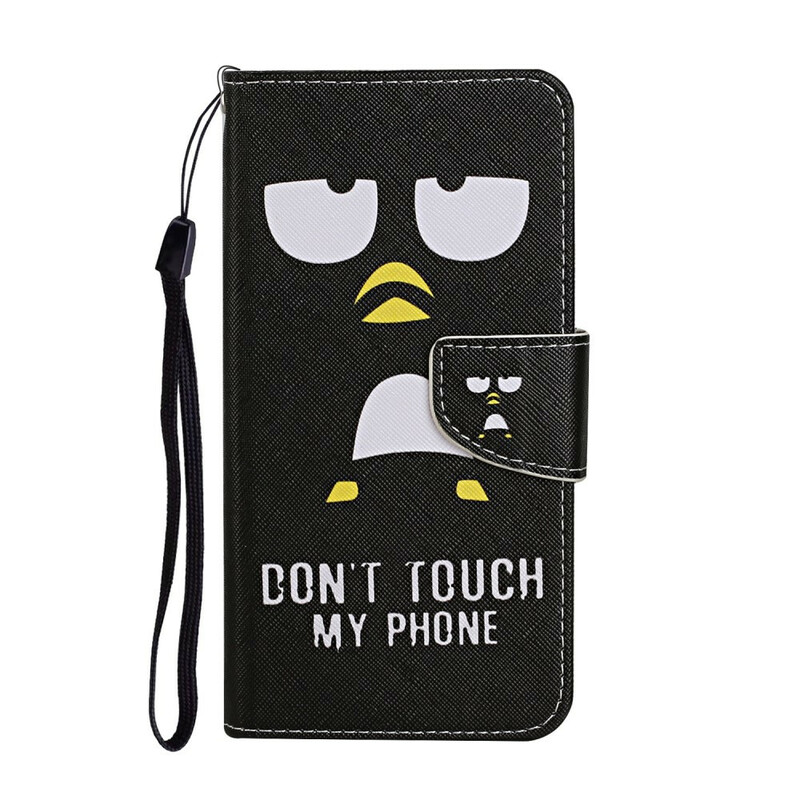 Xiaomi Redmi 9C Case Don't Touch My Phone Says the Penguin