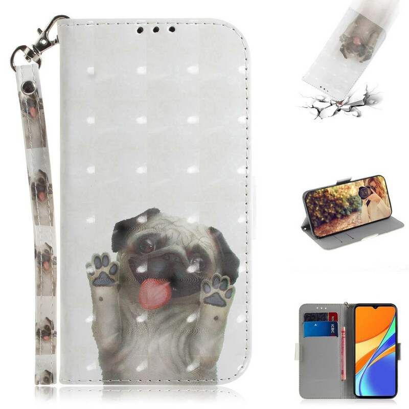Xiaomi Redmi 9C Love My Dog Strap Case