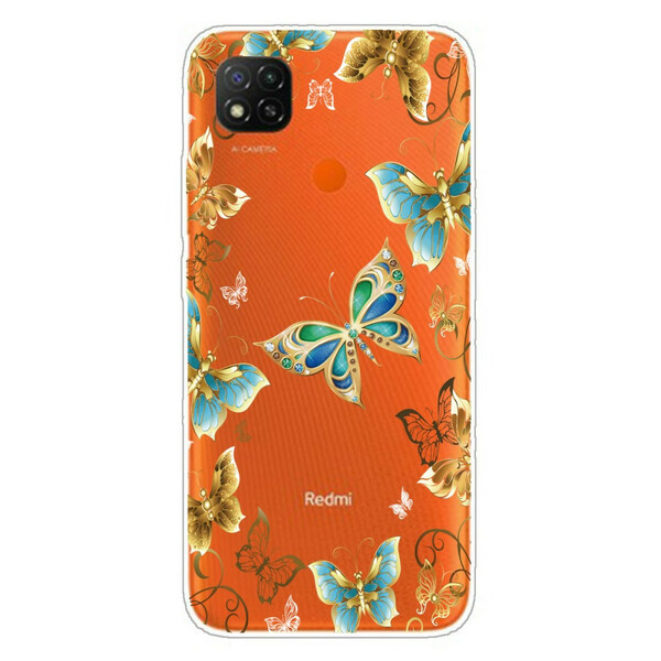 Xiaomi Redmi 9C Butterflies Case
