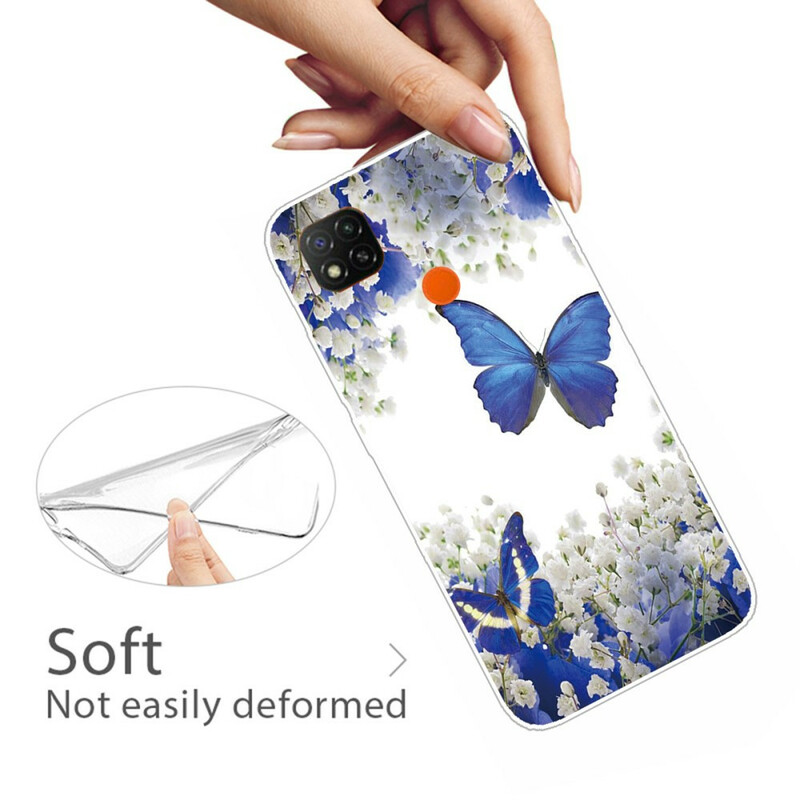 Case Xiaomi Redmi 9C Butterflies
