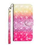 Samsung Galaxy A31 Gradient Glitter Case Magentas