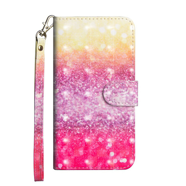 Samsung Galaxy A31 Gradient Glitter Case Magentas