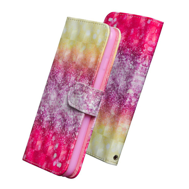 Samsung Galaxy A31 Gradient Glitter Case Magentas