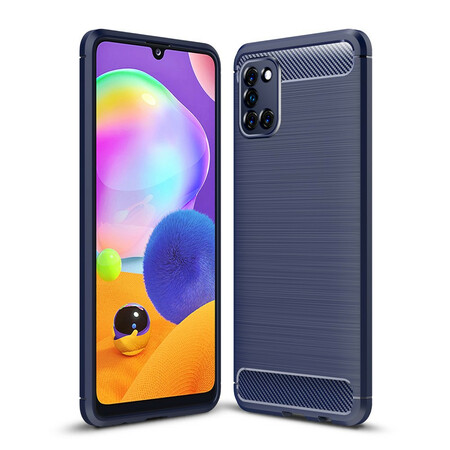 Samsung Galaxy A31 Brushed Carbon Fiber Case