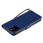 Case iPhone 12 Max / 12 Pro Solid Color Serie with Strap
