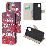 Cover Samsung Galaxy A31 Keep Calm and Sparkle