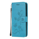 Samsung Galaxy A31 Butterflies And Flowers Strap Case