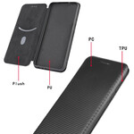 Flip Cover iPhone 12 Max / 12 Pro Carbon Fiber
