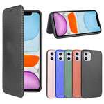 Flip Cover iPhone 12 Max / 12 Pro Carbon Fiber