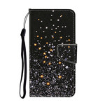 Case for iPhone 12 Max / 12 Pro Stars and Glitter with Strap