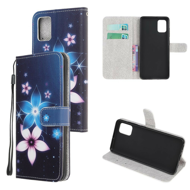 Case Samsung Galaxy A31 Lunar Flowers with Strap