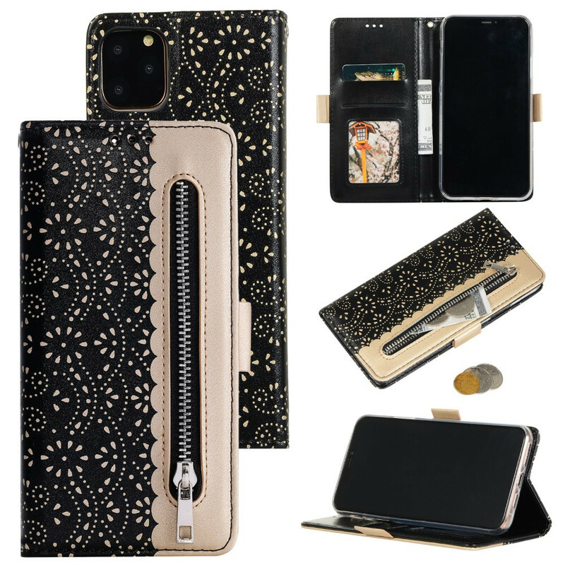 Case iPhone 12 Max / 12 Pro Lace Purse with Strap