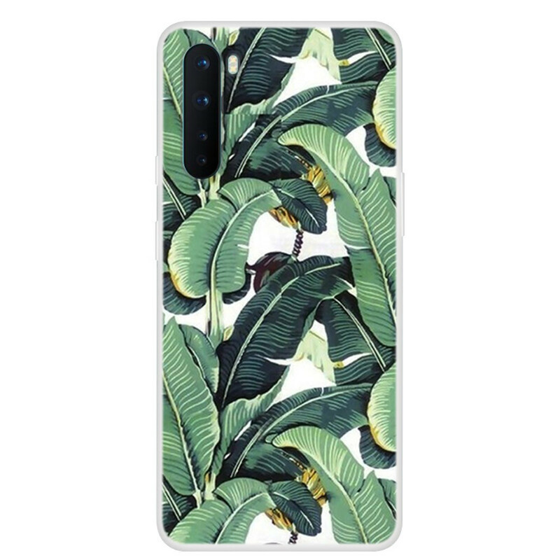 OnePlus Nord Clear Multi Leaf Green Case