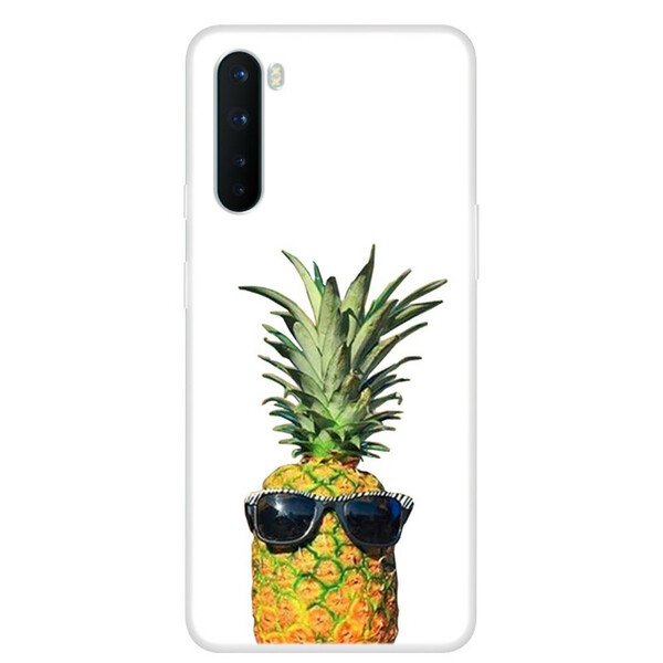 OnePlus Nord Transparent Pineapple Glasses Case