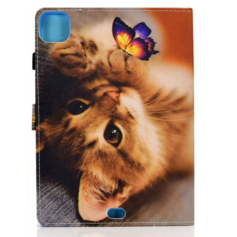 Cover iPad Air 10.9" (2020) Mon Chaton et Papillon