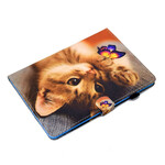 Cover iPad Air 10.9" (2020) Mon Chaton et Papillon