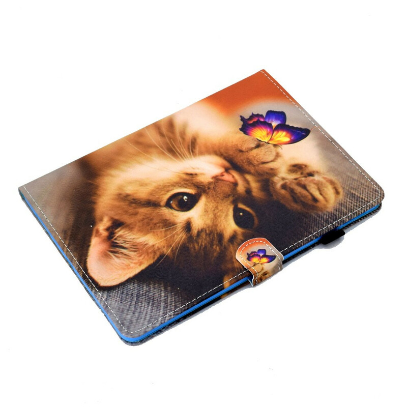 Cover iPad Air 10.9" (2020) Mon Chaton et Papillon