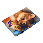 Cover iPad Air 10.9" (2020) Mon Chaton et Papillon