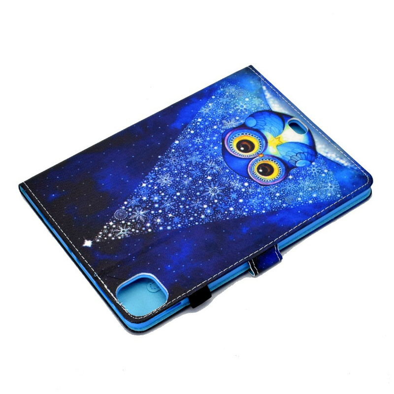 Cover iPad Air 10.9" (2020) Hibou Bleu