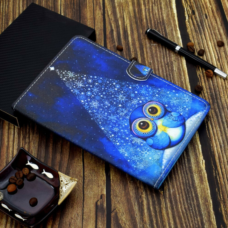 Cover iPad Air 10.9" (2020) Hibou Bleu