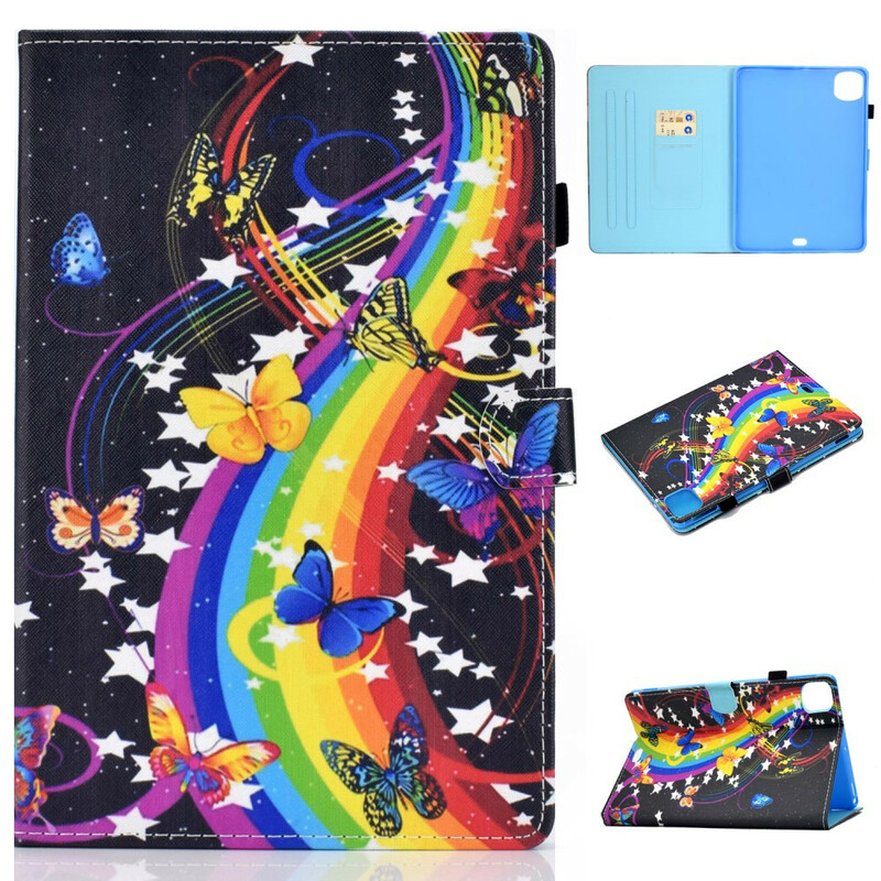 Cover iPad Air 10.9" (2020) Rainbow Butterflies