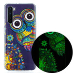 OnePlus Nord Owl Mandala Fluorescent Case