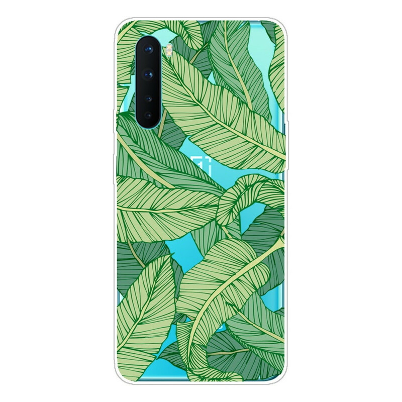 OnePlus Nord Transparent Case Graphic Leaves