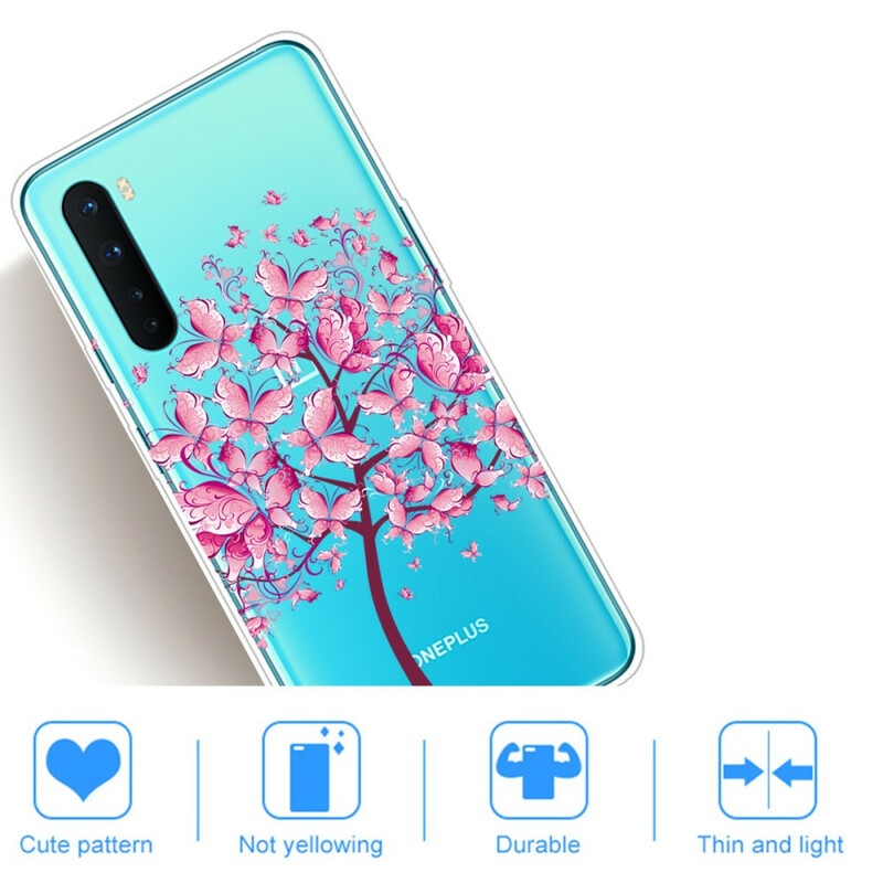 OnePlus Nord Clear Butterfly Tree Case