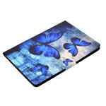 Cover iPad Air Papillons Bleus