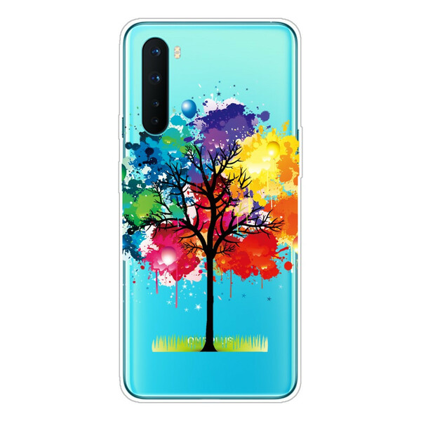 OnePlus Nord Clear Watercolor Tree Case