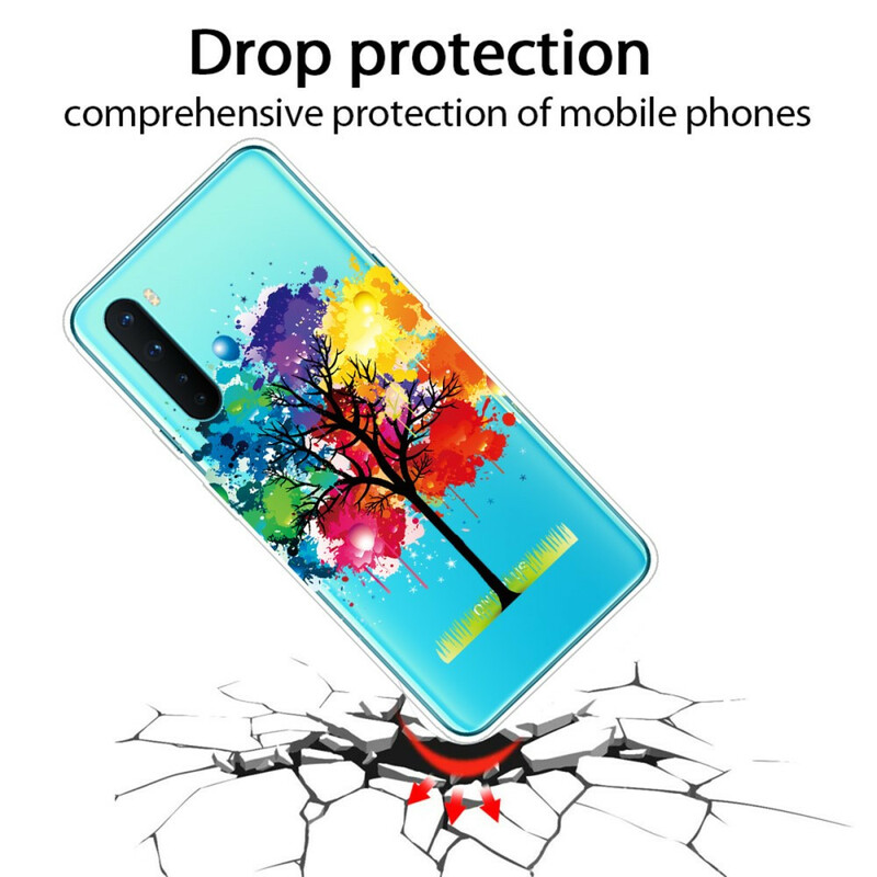 OnePlus Nord Clear Watercolor Tree Case