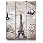 Smart Case iPad Air 10.9" (2020) Retro Eiffel Tower with Stylus Holder