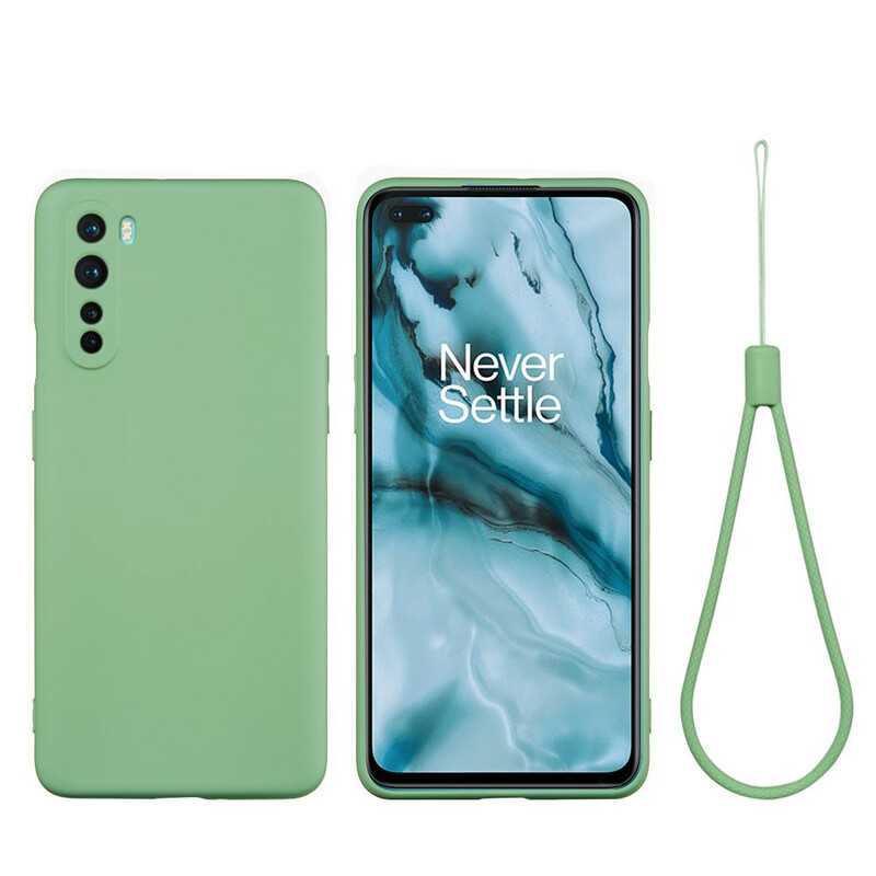 OnePlus Nord Liquid Silicone Case With Strap