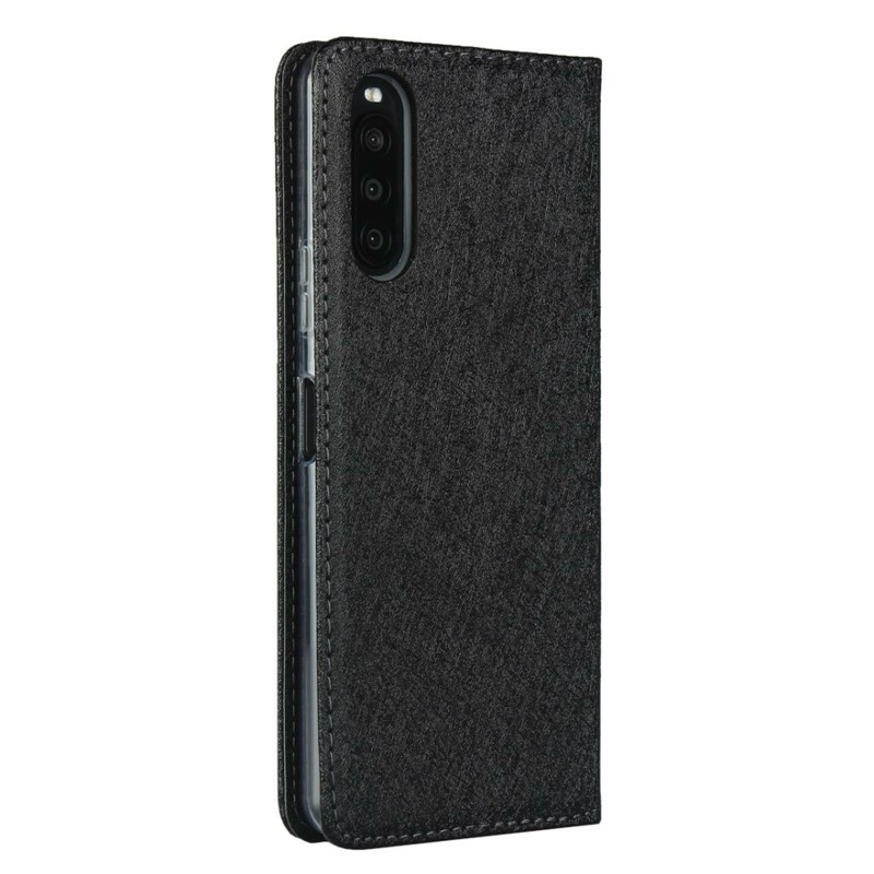 Flip Cover Sony Xperia 10 II Soft Leather Style with Strap