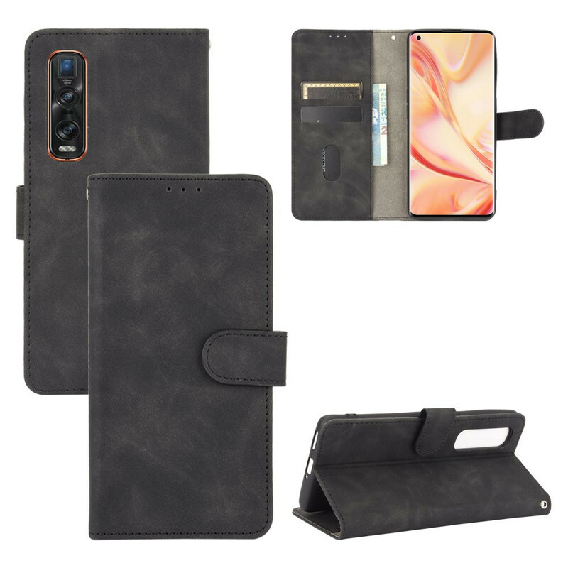 Cover Oppo Find X2 Pro Effet Cuir Business Style