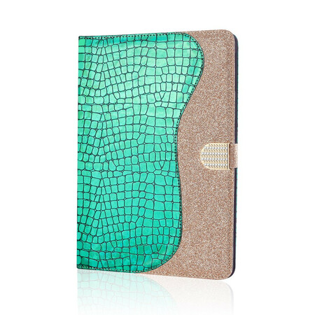 Cover iPad 10.2" (2020) (2019) / Air 10.5" (2019) Croco Paillettes