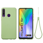 Huawei Y6p Liquid Silicone Case With Strap